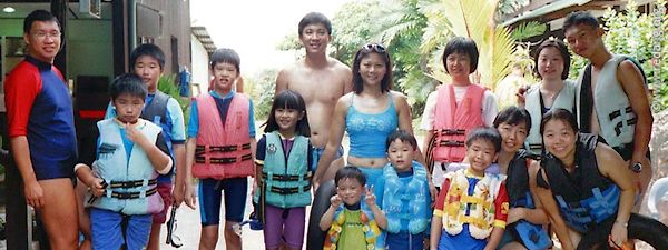 snorkelling group